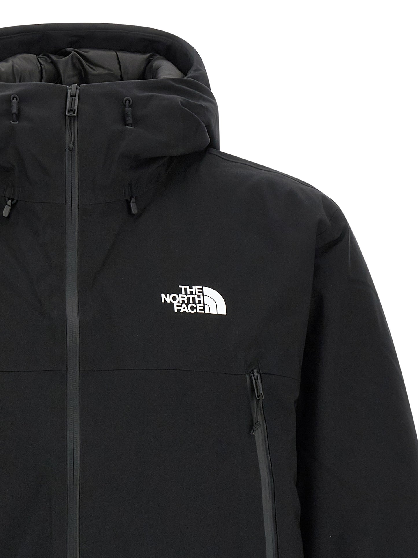 Hooded Parka by The North Face for men in polyester & goose down black, presenting a cosy silhouette with distinctive thermal, breathable-design, hooded & insulated and a refined hooded neckline.