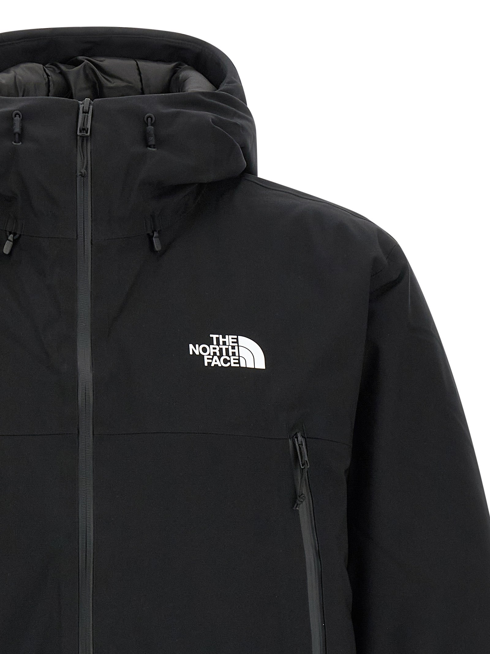 Hooded Parka by The North Face for men in polyester & goose down black, presenting a cosy silhouette with distinctive thermal, breathable-design, hooded & insulated and a refined hooded neckline.
