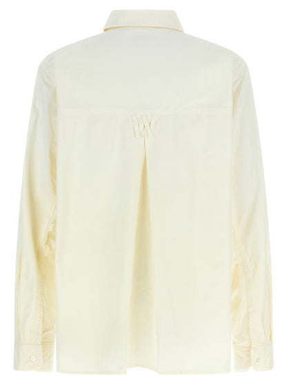 Shirt by WILLY CHAVARRIA for men in cotton beige features an polished silhouette, showcasing a sophisticated and detail for a truly polished finish.
