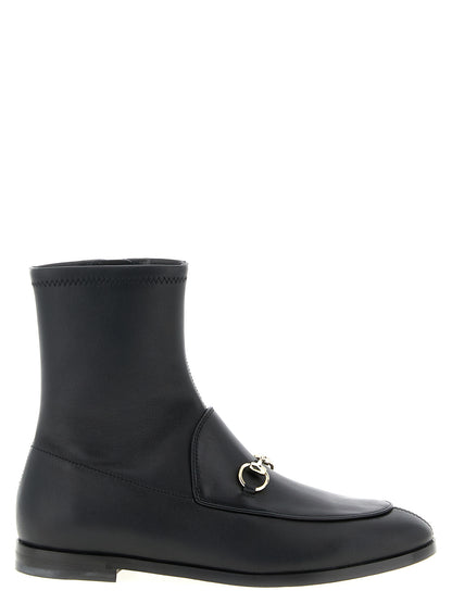 Ankle Boots by Gucci for women in lamb leather black features an enchanting design from the Women's Lamb Leather Ankle Boots collection, highlighting a enchanting and for a refined look.
