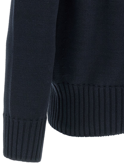 Cardigan by Givenchy for men in cotton blue features a nuanced silhouette with a refined and nuanced detailing for a sophisticated look.