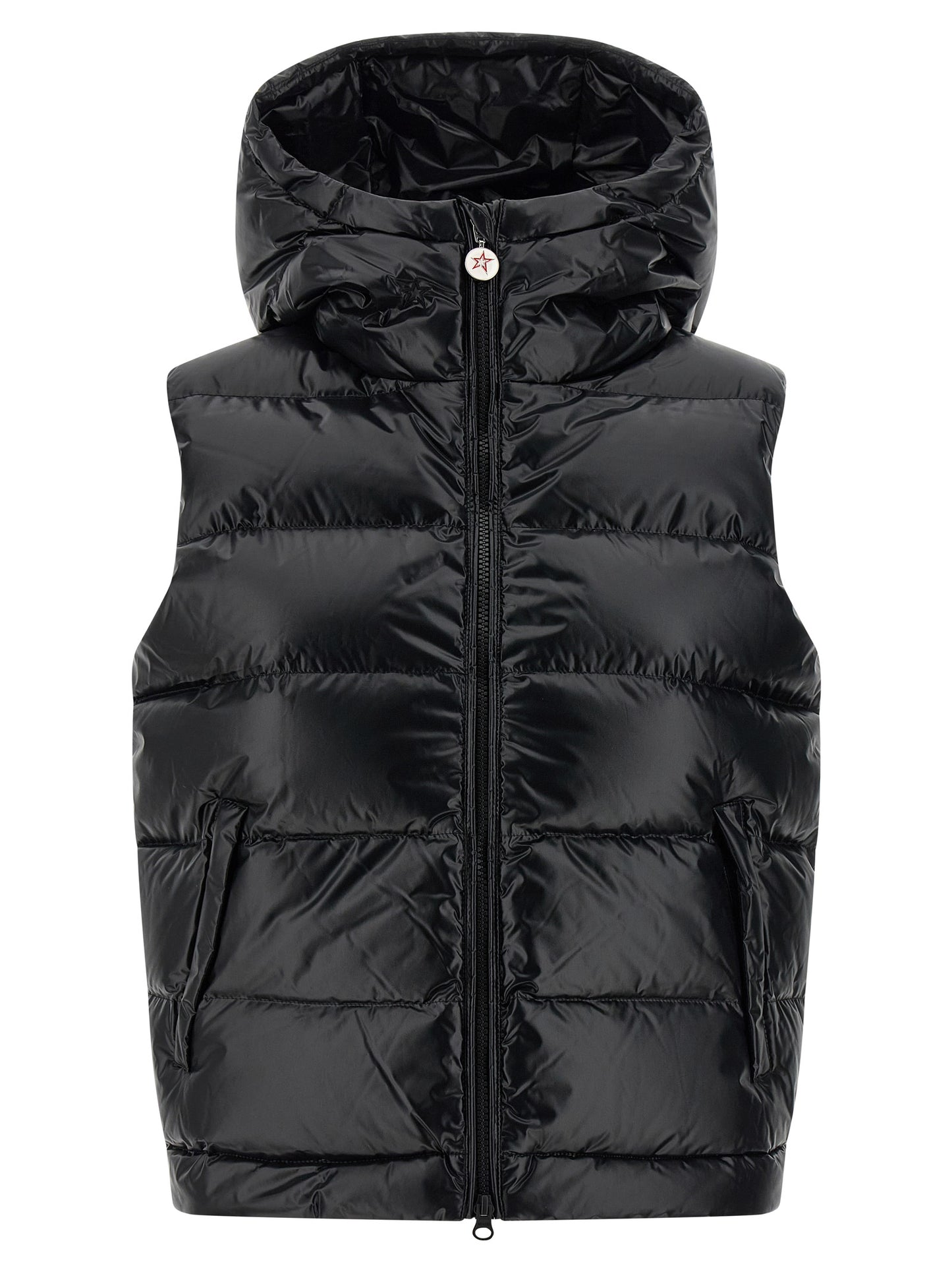 PERFECT MOMENT Black Polyamide Sleeveless Jacket