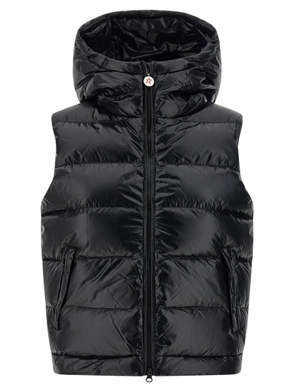 PERFECT MOMENT Black Polyamide Sleeveless Jacket