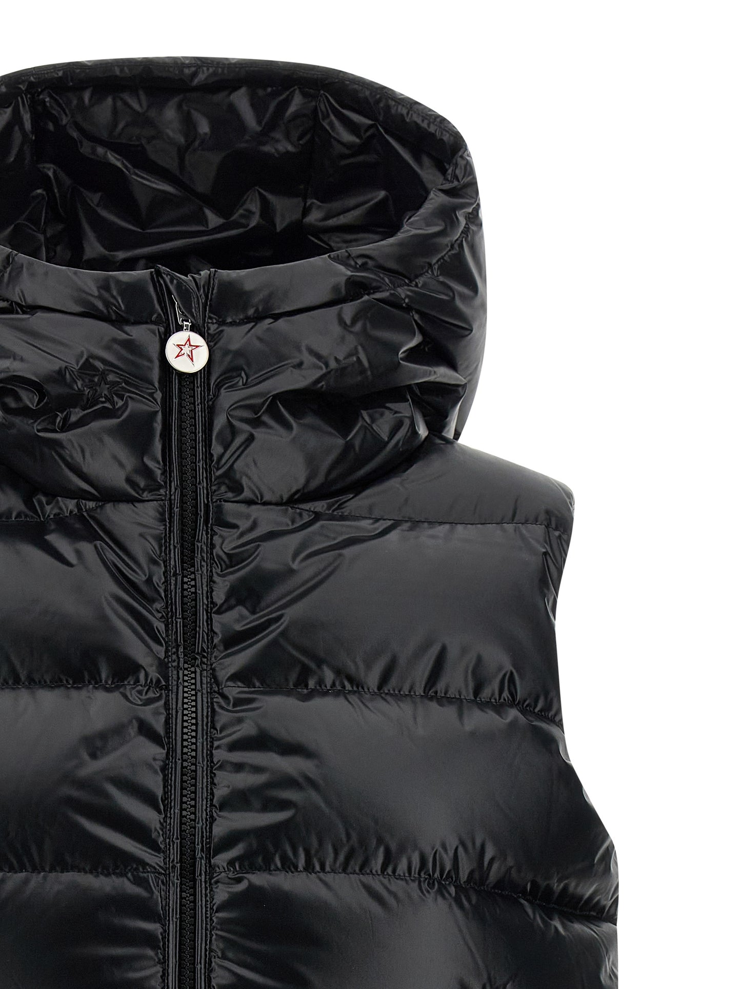 PERFECT MOMENT Black Polyamide Sleeveless Jacket