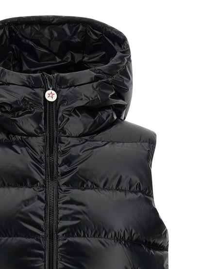 PERFECT MOMENT Black Polyamide Sleeveless Jacket