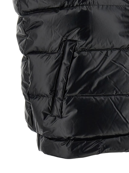 PERFECT MOMENT Black Polyamide Sleeveless Jacket