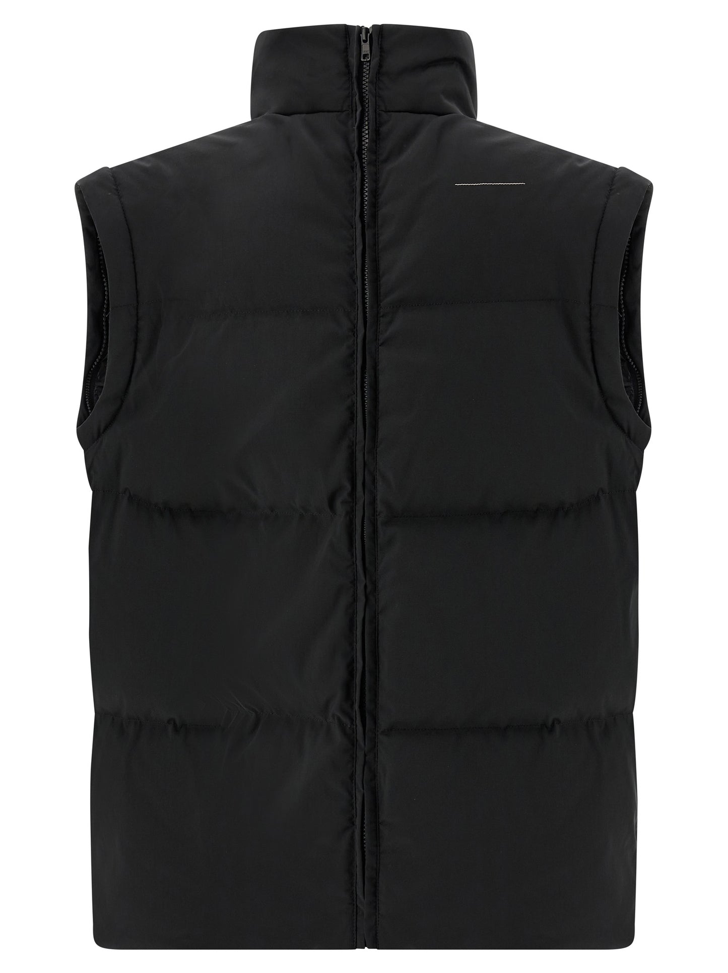 MM6 Maison Margiela Black Polyester Full-Length Jacket