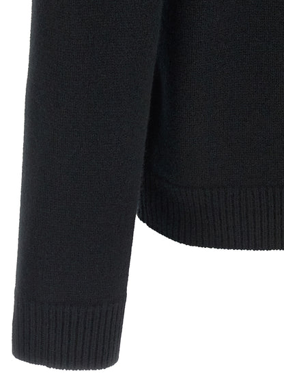 Cardigan by Maison Kitsuné for men in merino wool black features an crisp silhouette, showcasing a sophisticated and detail for a truly crisp finish.