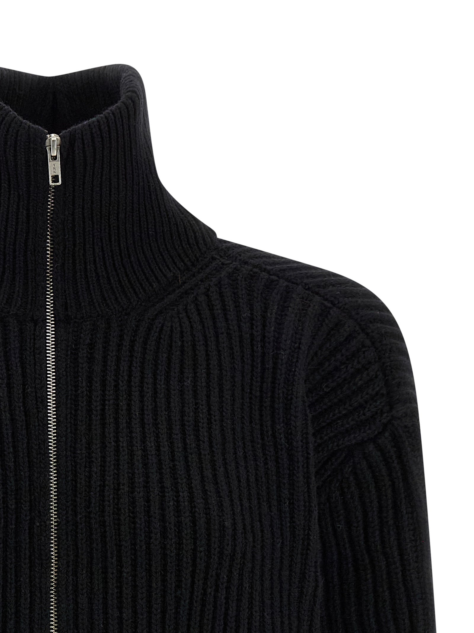 Dress by MM6 Maison Margiela for women in polyamide viscose wool black, white & signature features an sultry silhouette defined by a high-neck neckline and , falling to an sultry short mini for a sultry look.