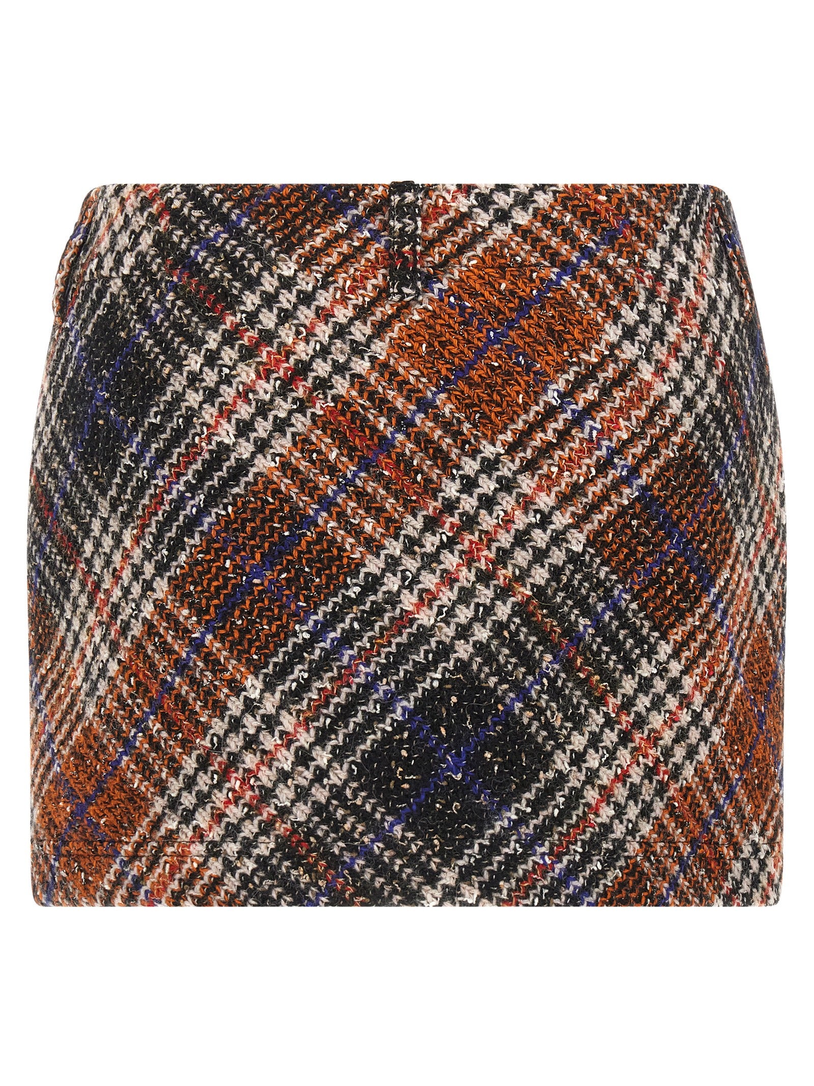 Skirt by Missoni for women in polyamide cotton & alpaca wool multicolor & patterned showcases a dramatic silhouette, artfully capturing the essence of the Women's Polyamide Cotton & Alpaca Wool Mini Long Skirt in a dramatic mini long cut for a refined look.