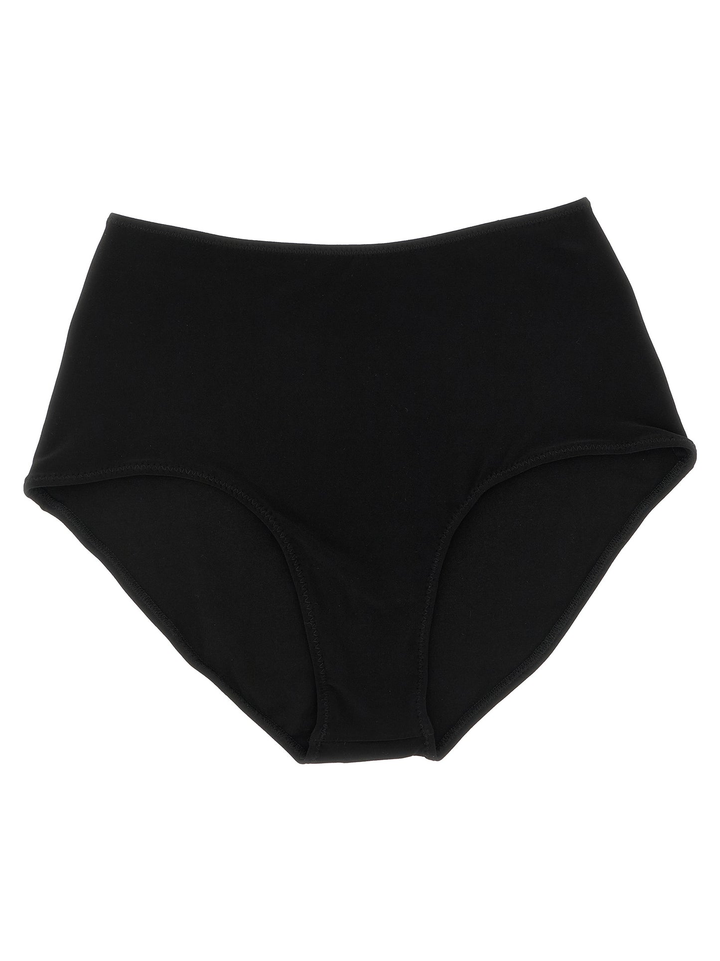 Underpants Briefs by Norma Kamali for women in stretch polyester black features an nuanced silhouette, showcasing the nuanced design of this Women's High Rise Stretch Polyester Underpants Briefs with an nuanced fit and refined finish.