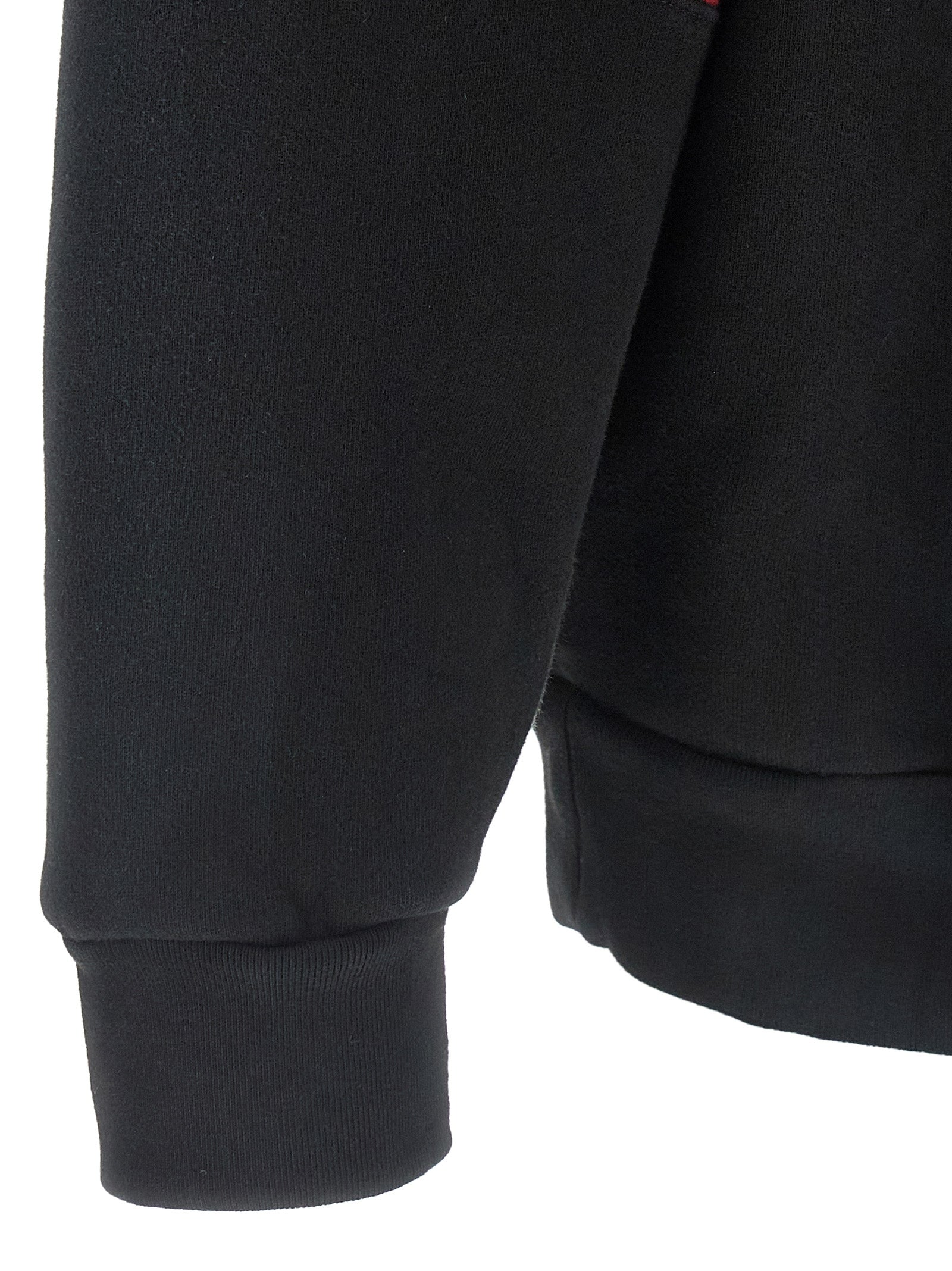 Sweatshirt Hoodie by WILLY CHAVARRIA for men in cotton black & print features an luminous silhouette, showcasing a sophisticated and for a truly luminous look.