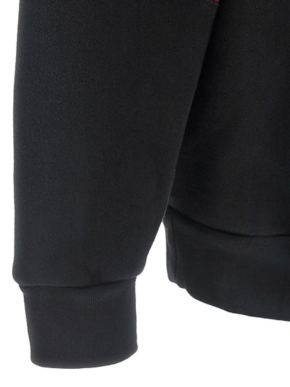 Sweatshirt Hoodie by WILLY CHAVARRIA for men in cotton black & print features an luminous silhouette, showcasing a sophisticated and for a truly luminous look.