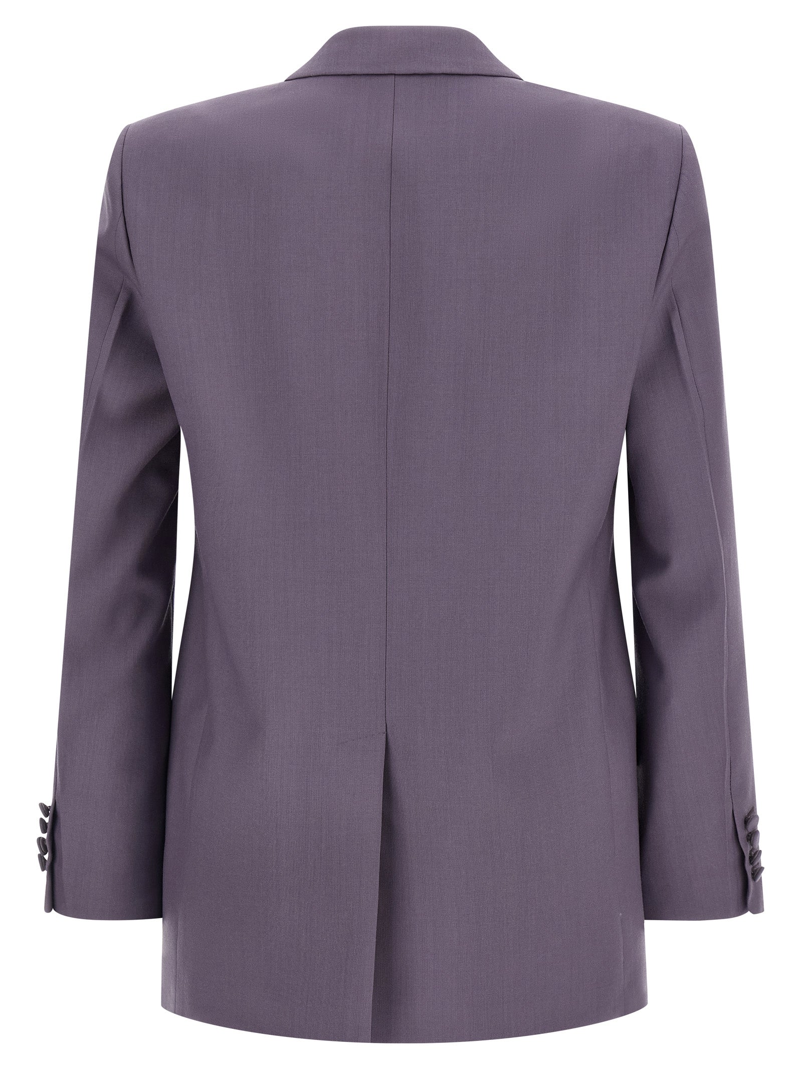 Blazer by Gucci for men in wool & viscose purple & signature showcases a discerning silhouette, elegantly detailed with a sophisticated and premium for a truly discerning finish.
