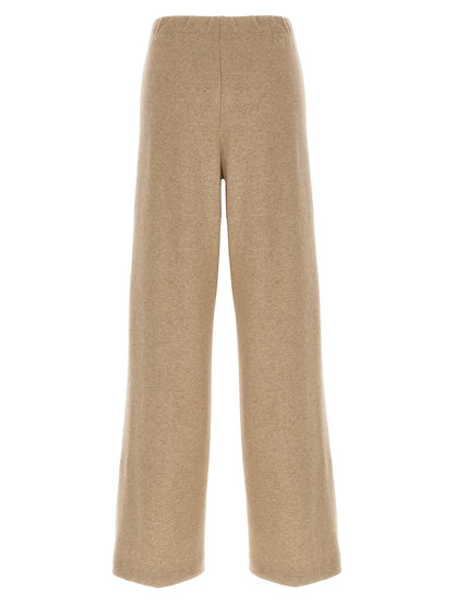 Casual Pants by Max Mara for women in cashmere flannel beige & horn features an refined tailoring silhouette, showcasing a premium with a and long cut for a refined tailoring look.
