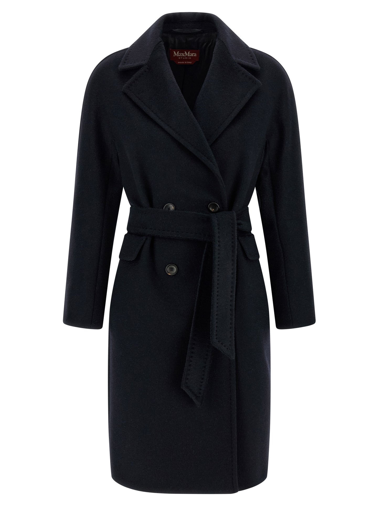 Max Mara Blue Cashmere Coat