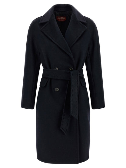 Max Mara Blue Cashmere Coat