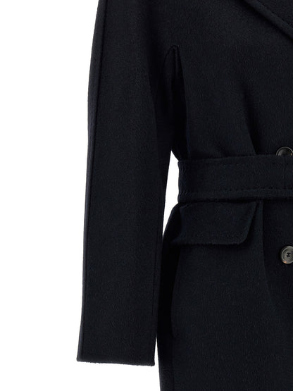 Max Mara Blue Cashmere Coat