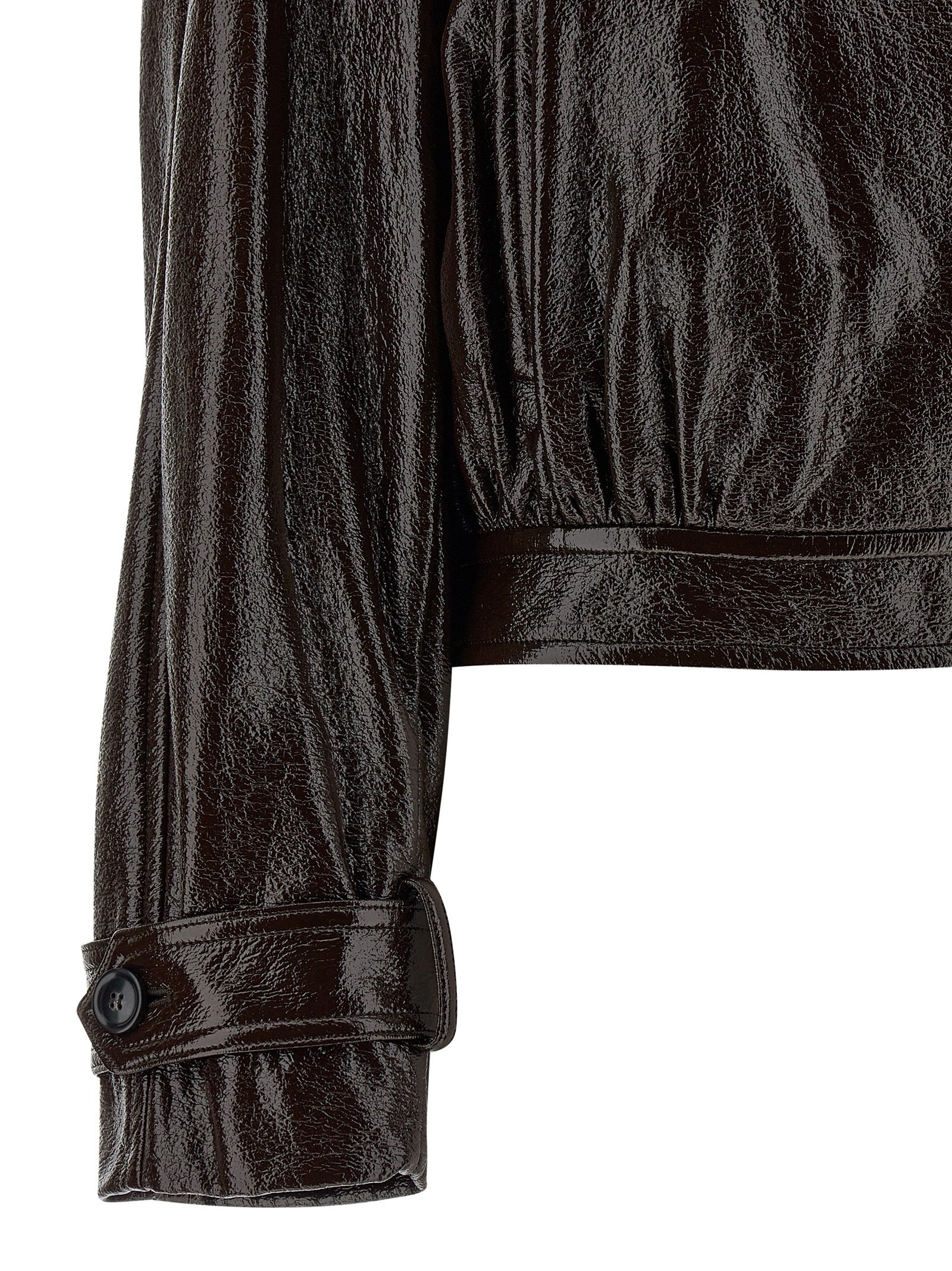 Trench Coat by Sportmax for women in cotton and brown presents a exquisite silhouette, showcasing a exquisite and functional pockets for an elevated aesthetic.