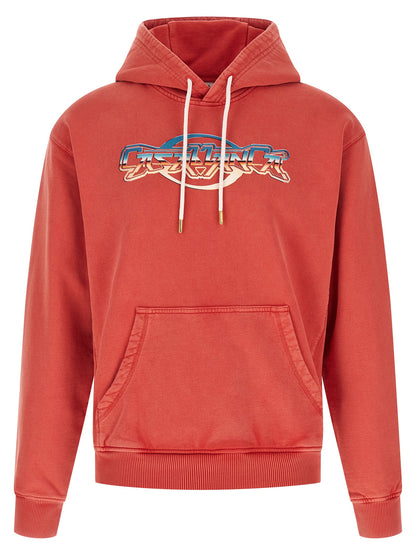 Sweatshirt Hoodie by Casablanca for men in cotton multicolor, red & print features an avant-garde silhouette, showcasing a sophisticated hooded neckline and detail for a truly avant-garde finish.