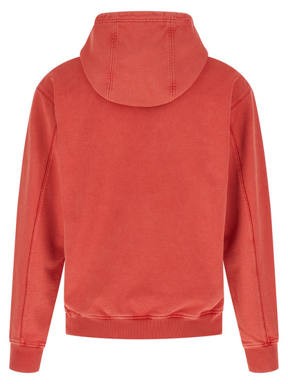 Sweatshirt Hoodie by Casablanca for men in cotton multicolor, red & print features a slouchy chic silhouette, detailed with a slouchy chic and a signature hooded neckline for an elevated aesthetic.