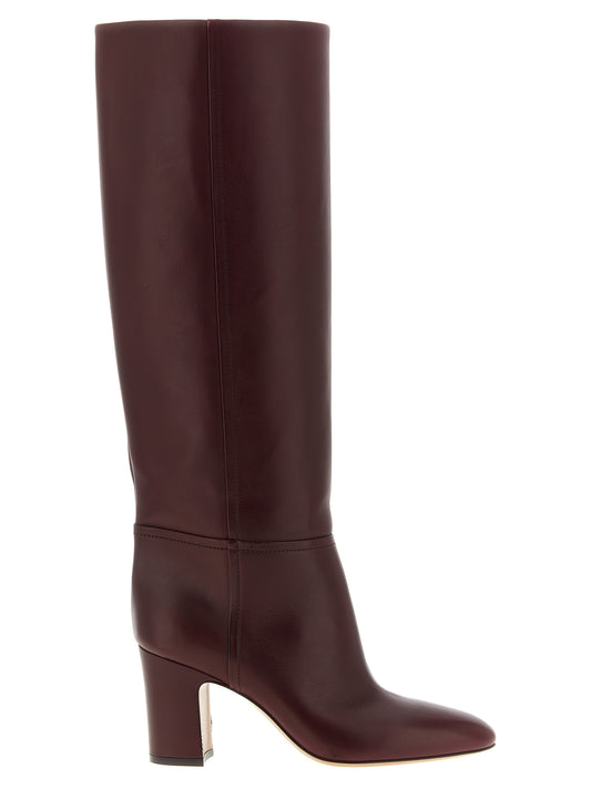 Over-The-Knee Boots by Paris Texas for women in leather bordeaux showcases a impeccable silhouette as Women's Leather Over-The-Knee Boots, artfully defined by a impeccable and a impeccable .