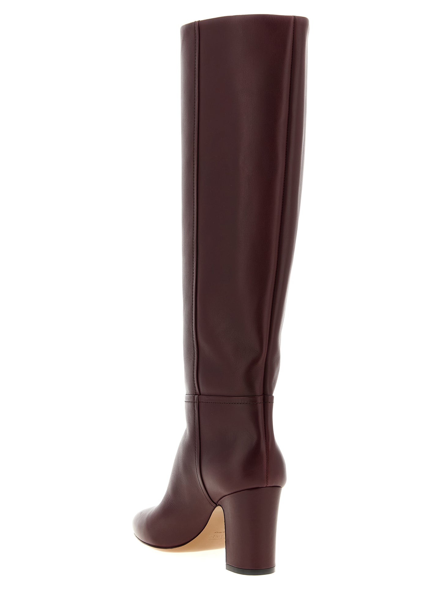 Over-The-Knee Boots by Paris Texas for women in leather bordeaux features an high-performance silhouette, showcasing the sophisticated design of the Women's Leather Over-The-Knee Boots with a and a refined .