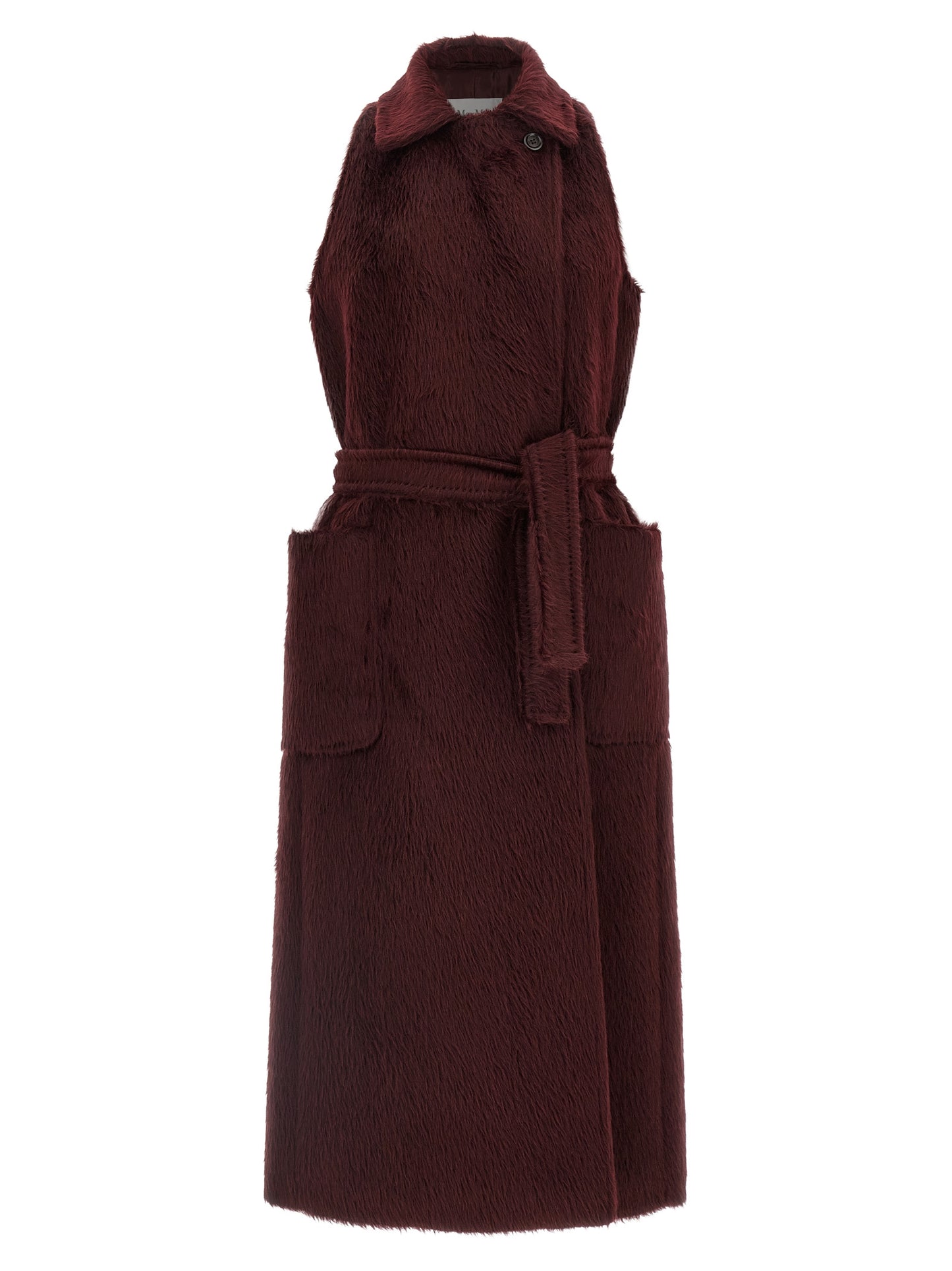 Max Mara Bordeaux Wool Coat
