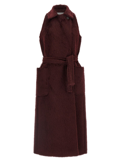 Max Mara Bordeaux Wool Coat
