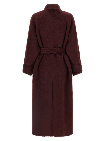 Max Mara Bordeaux Wool Coat