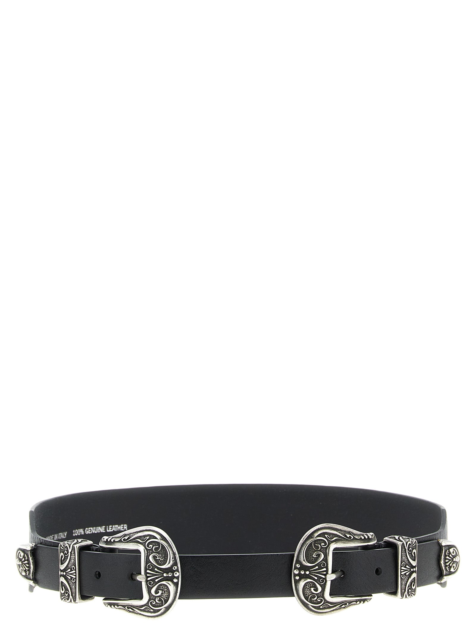 Belt by Golden Goose for women in cowhide leather black features an distinguished design, perfectly showcasing the sophisticated craftsmanship of this distinguished Cowhide Leather Belt.