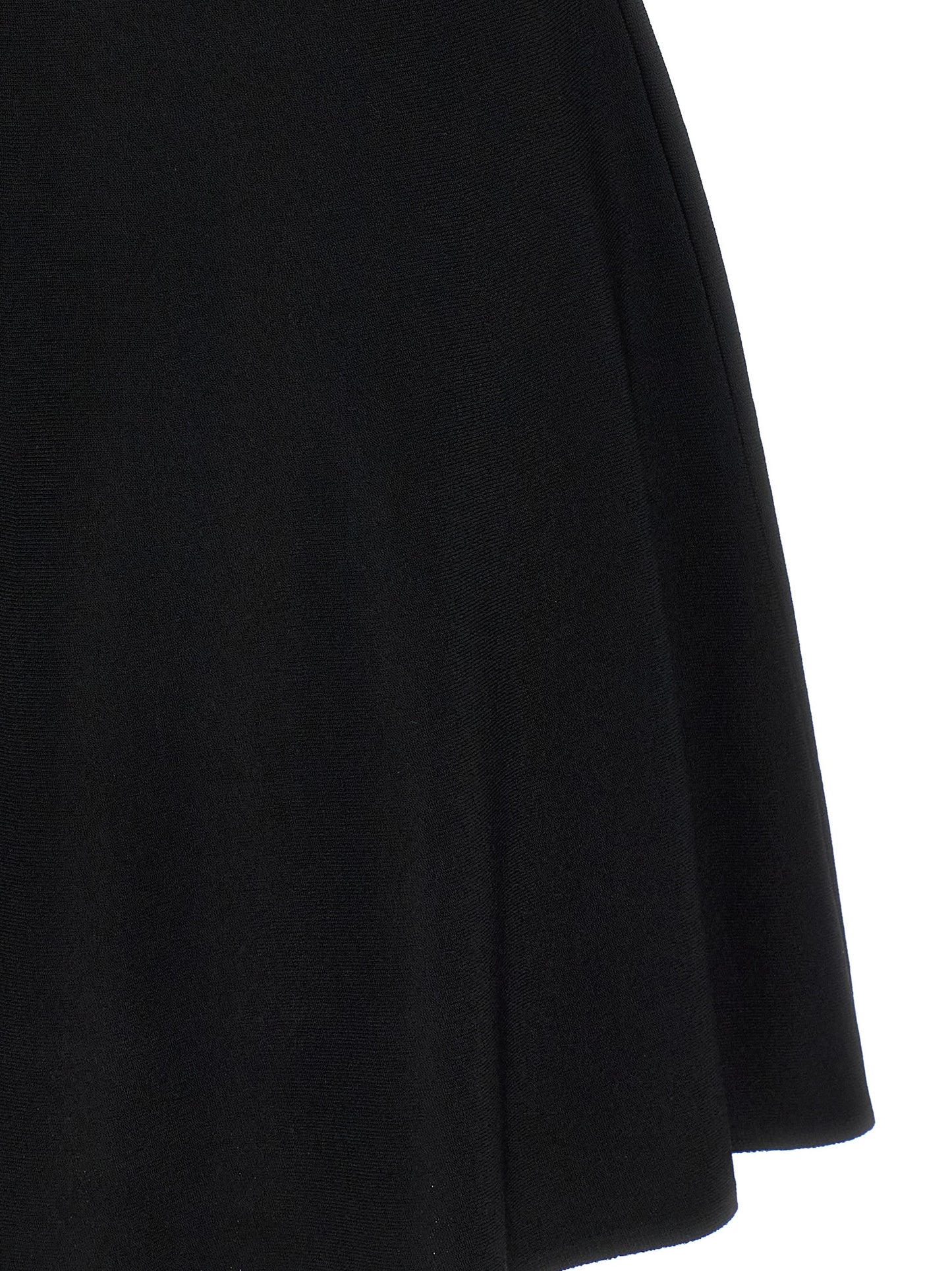 Dress by Valentino Garavani for women in polyester & viscose black features an magnificent silhouette, artfully detailed with a magnificent and that flows into an magnificent short mini.