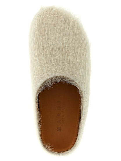 This Flat Mule Mules Shoes by Marni for men in bos taurus calfskin leather white features an exquisite silhouette from the Men's Bos Taurus Calfskin Leather Flat Mule Mules Shoes collection, defined by a sophisticated flat and elegant .