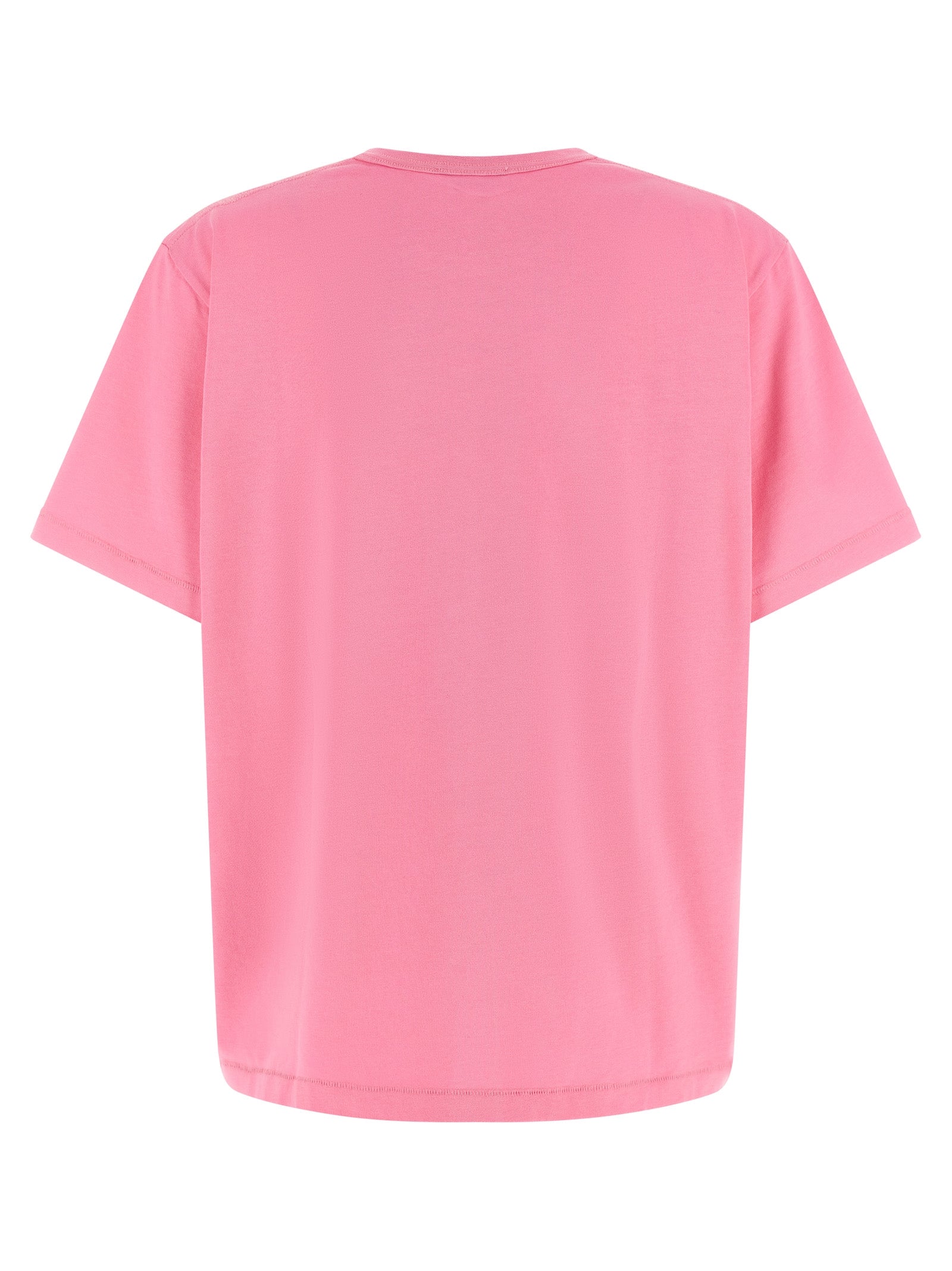 T-Shirt by J.W.Anderson for women in cotton multicolor & pink showcases a unassuming silhouette, artfully detailed with a refined crew neckline and unassuming for a sophisticated, contemporary look.
