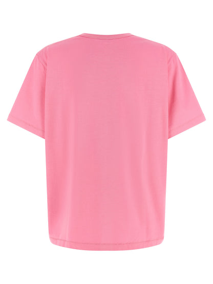 T-Shirt by J.W.Anderson for women in cotton multicolor & pink showcases a unassuming silhouette, artfully detailed with a refined crew neckline and unassuming for a sophisticated, contemporary look.
