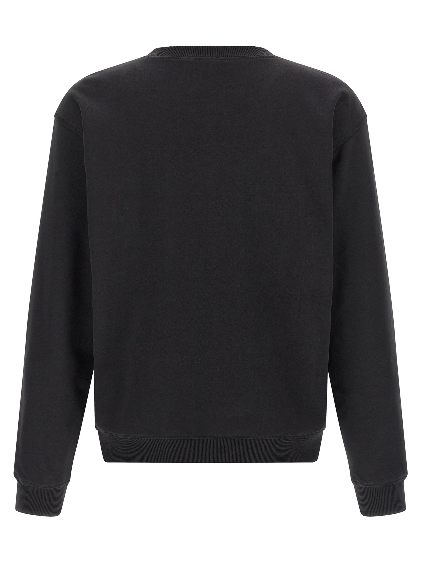 Sweatshirt by Diesel for men in cotton black features an enviable silhouette, showcasing a premium and refined crew neckline for a truly enviable finish.