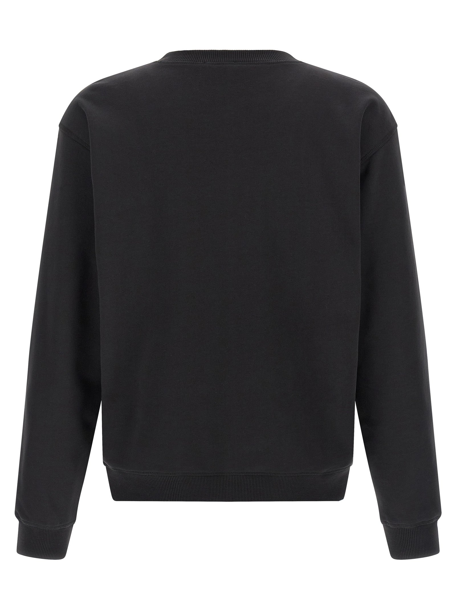 Sweatshirt by Diesel for men in cotton black features an enviable silhouette, showcasing a premium and refined crew neckline for a truly enviable finish.