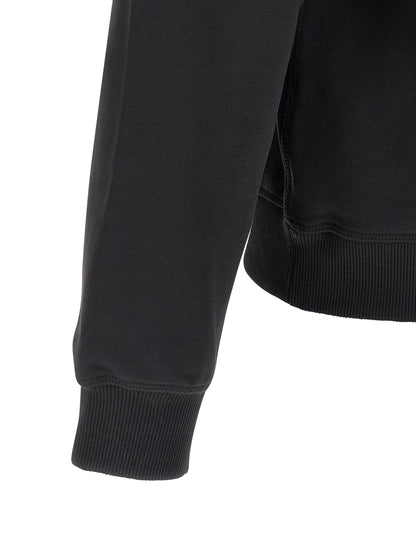 Sweatshirt by Diesel for men in cotton black presents a smart casual silhouette, featuring a smart casual and for a sophisticated look.