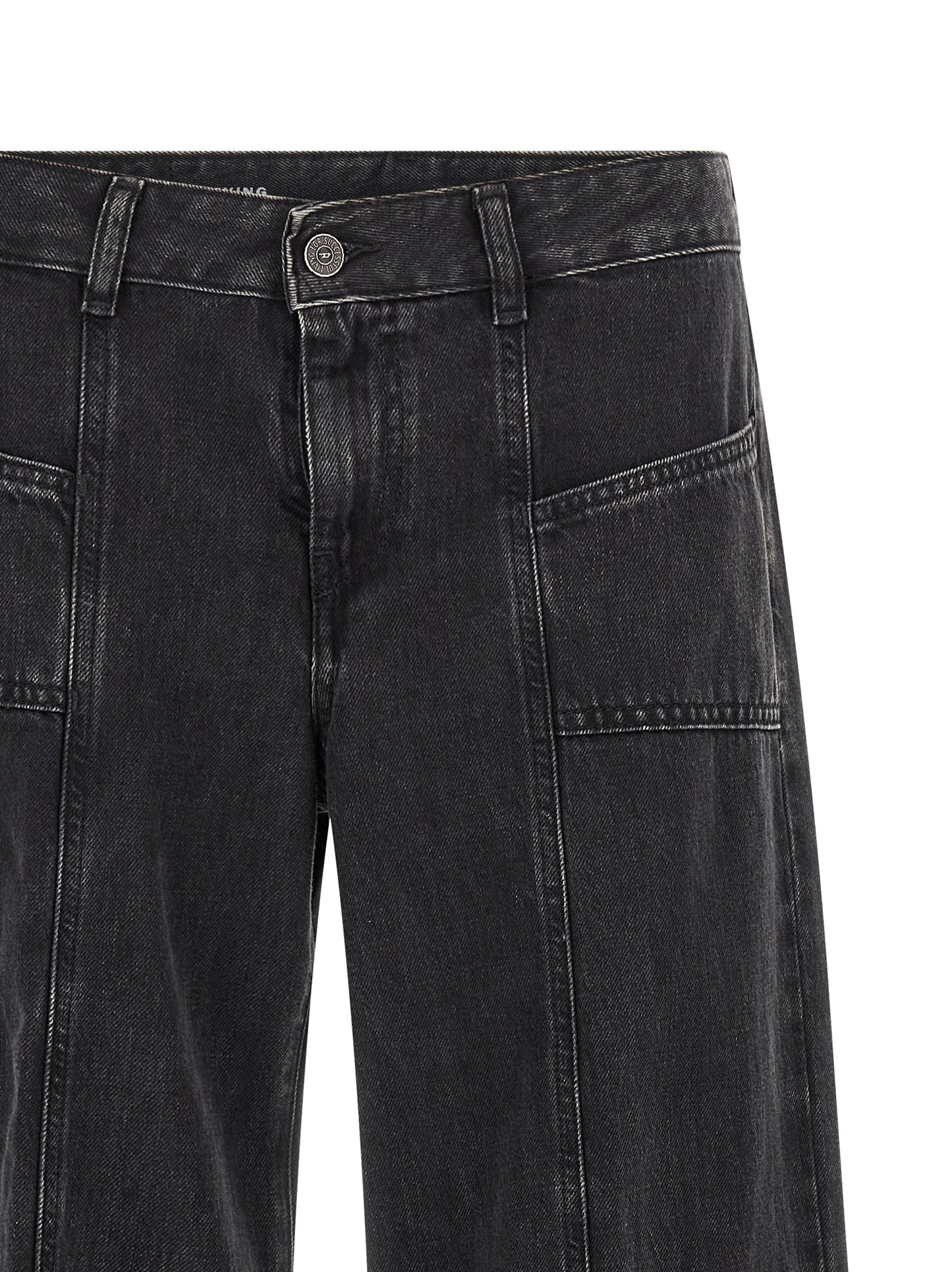 Jeans by Diesel for women in lyocell & denim cotton black presents a refined pantology silhouette, artfully defined by a refined pantology wide, long, and a sophisticated mid rise.