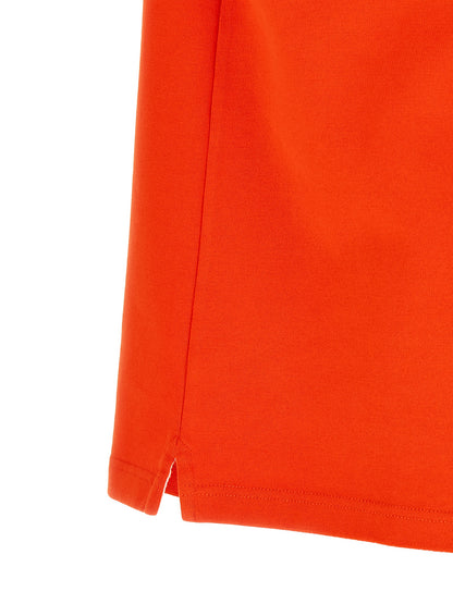 J.W.Anderson Men's Satin Cotton Twill Polo Shirt - Multicolor Red