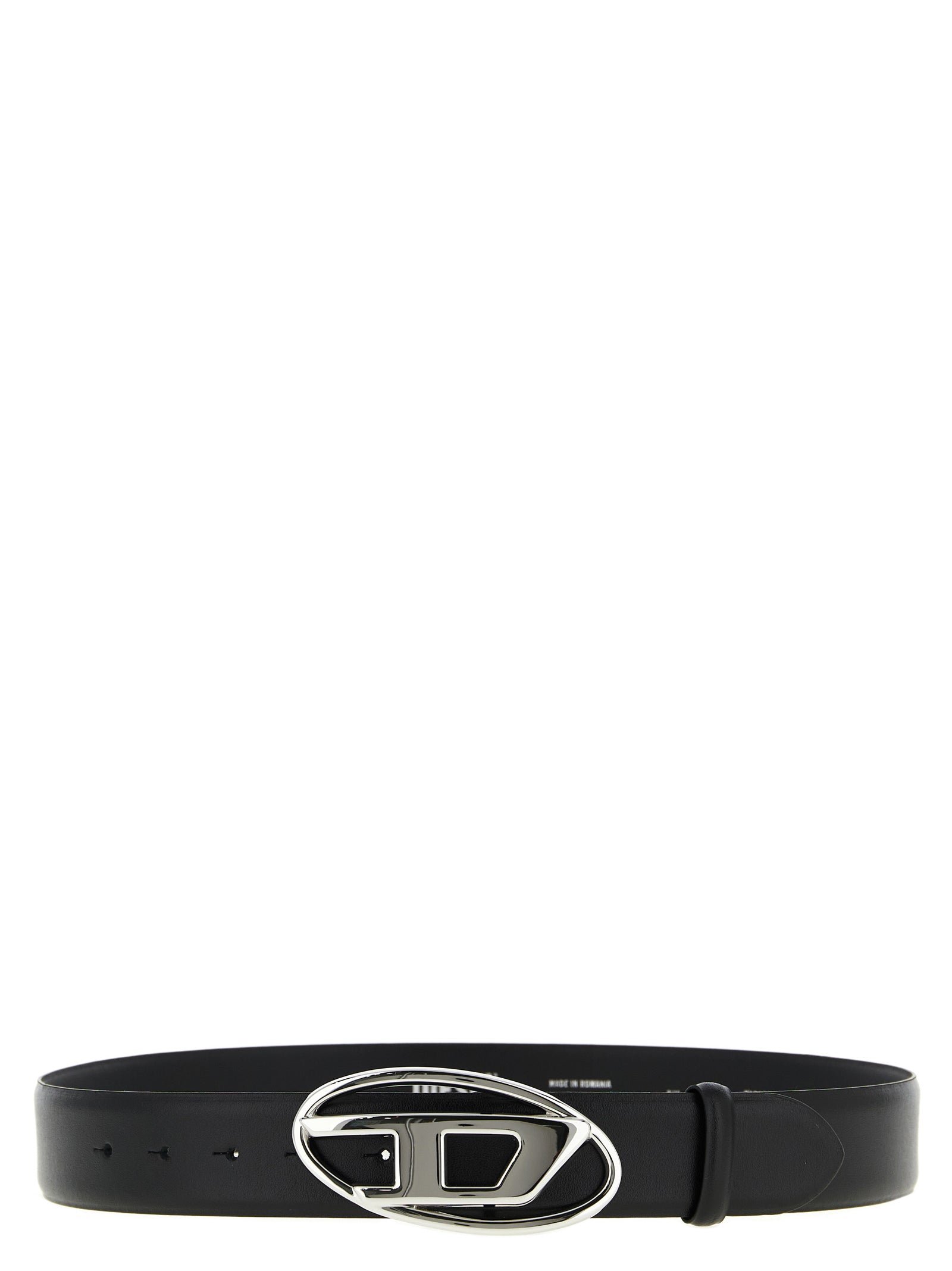 Belt by Diesel for men in polyethylene polyurethane leather black features an distinguished design, perfectly showcasing the sophisticated craftsmanship of this distinguished 1 Dr Polyethylene Polyurethane Leather Belt.