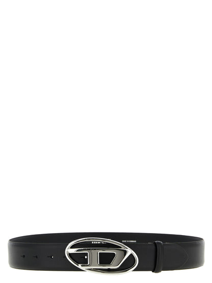 Belt by Diesel for men in polyethylene polyurethane leather black features an distinguished design, perfectly showcasing the sophisticated craftsmanship of this distinguished 1 Dr Polyethylene Polyurethane Leather Belt.