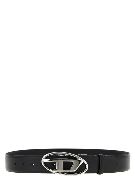 Belt by Diesel for men in polyethylene polyurethane leather black features an distinguished design, perfectly showcasing the sophisticated craftsmanship of this distinguished 1 Dr Polyethylene Polyurethane Leather Belt.