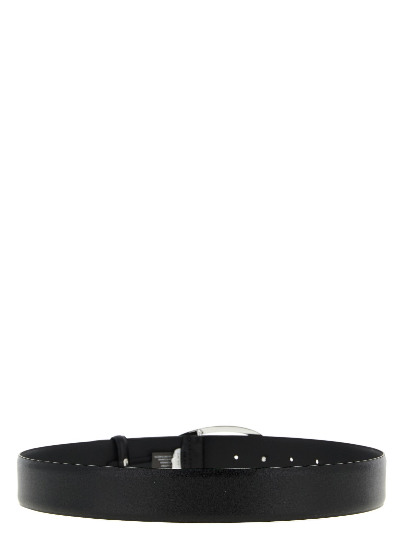 Belt by Diesel for men in polyethylene polyurethane leather black features a bohemian chic silhouette, showcasing the bohemian chic 1 Dr Polyethylene Polyurethane Leather Belt design with a sophisticated bohemian chic finish.