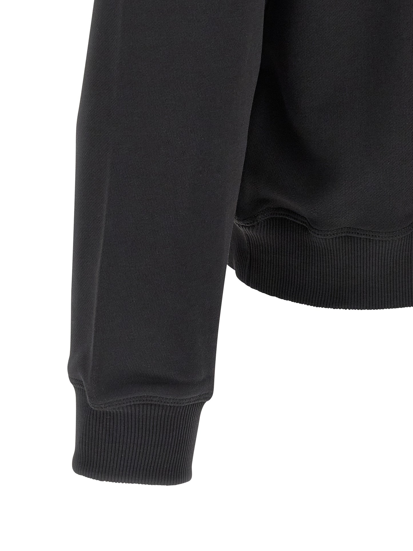 Sweatshirt Hoodie by Diesel for men in cotton black features an luminous silhouette, showcasing a sophisticated and for a truly luminous look.