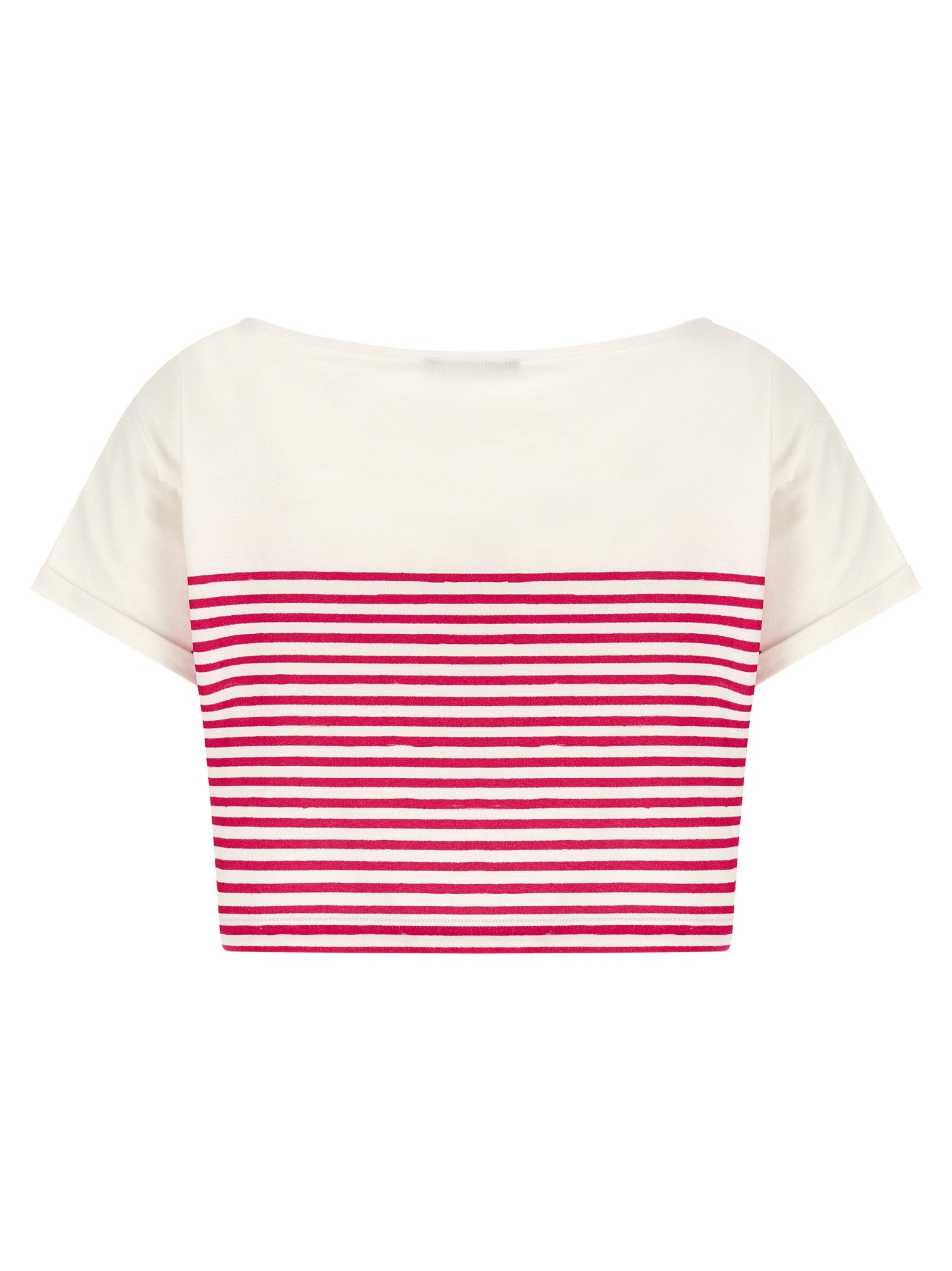 T-Shirt by Balmain for women in cotton fuchsia features a plush silhouette, showcasing a sophisticated boat neckline and for a truly plush finish.