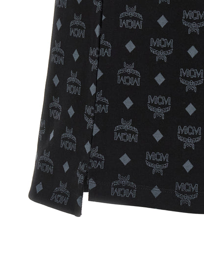Polo Shirt by MCM for men in cotton black & jacquard presents a distinguished silhouette, showcasing a sophisticated and distinguished for a truly distinguished finish.