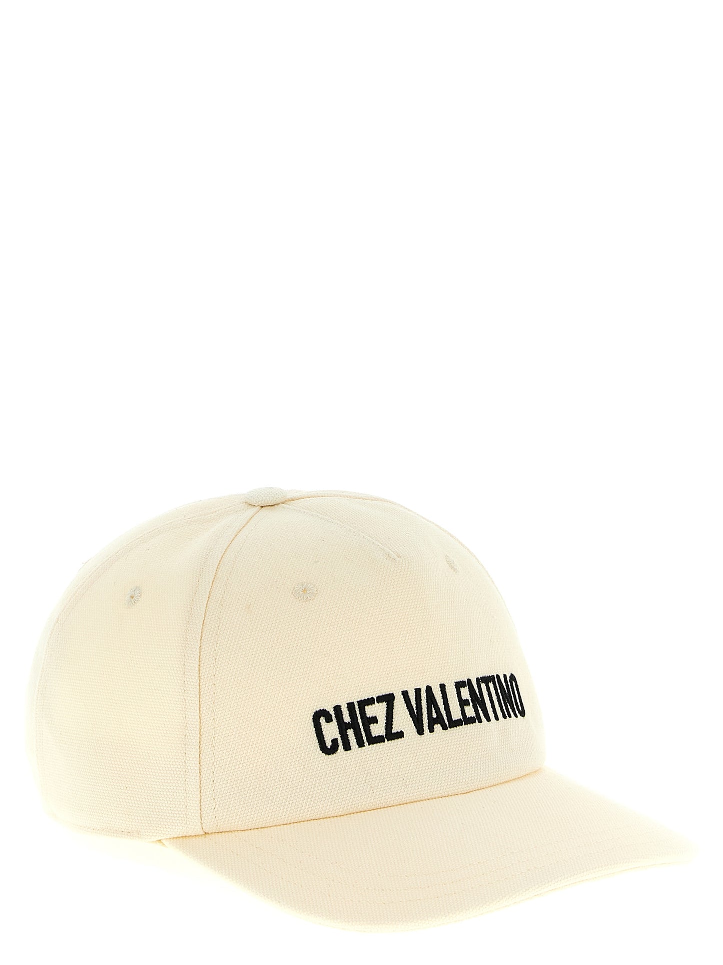 Baseball Cap by Valentino Garavani for men in cotton beige features a distinguished silhouette, showcasing the distinguished design of the Cotton Baseball Cap for a sophisticated, elevated look.