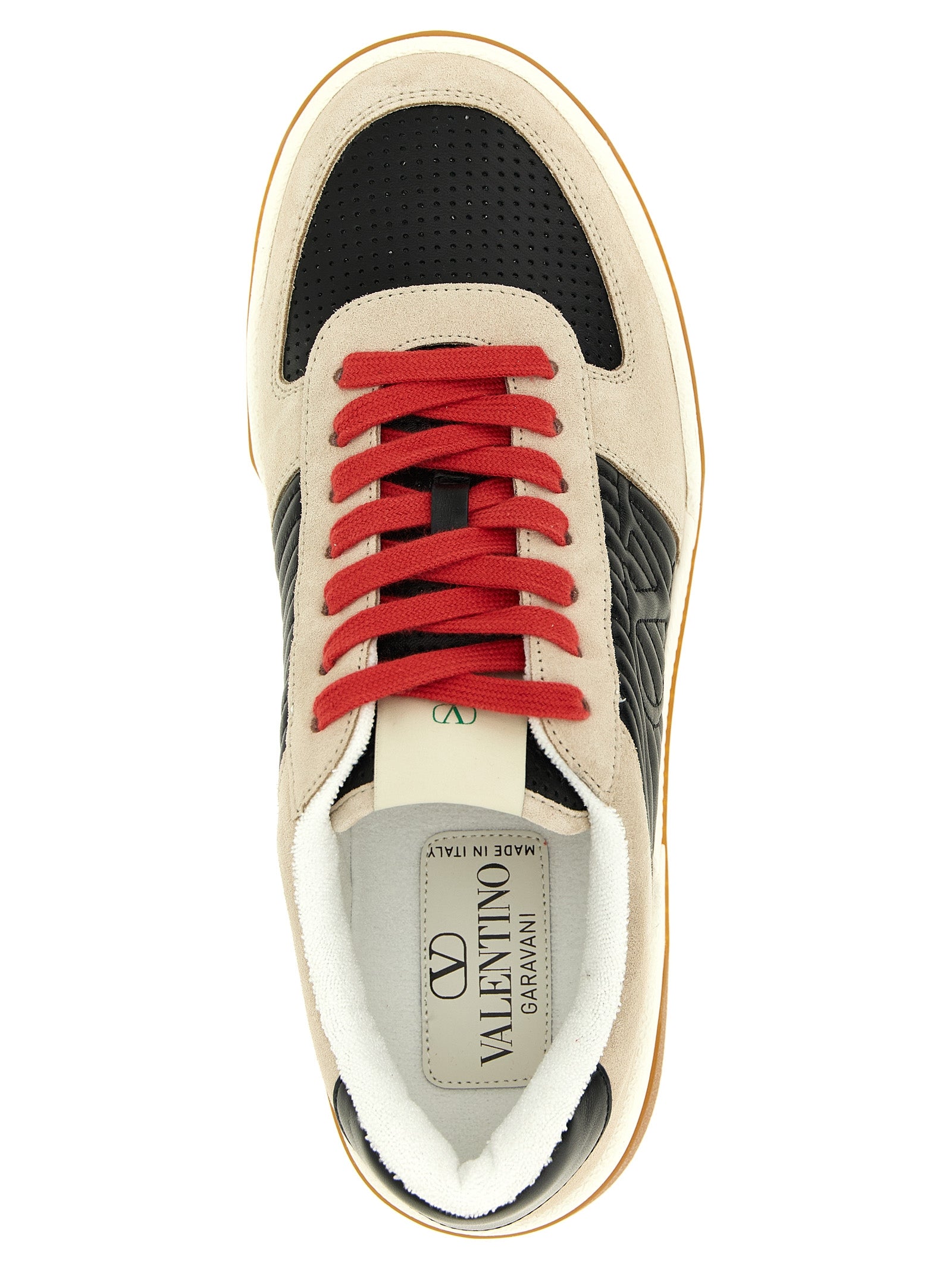 Sneakers by Valentino Garavani for men in calfskin leather multicolor & signature features an versatile design from the V Logo Men's Fashion Calfskin Leather Sneakers collection, highlighting a versatile fashion style for a premium, high-fashion look.