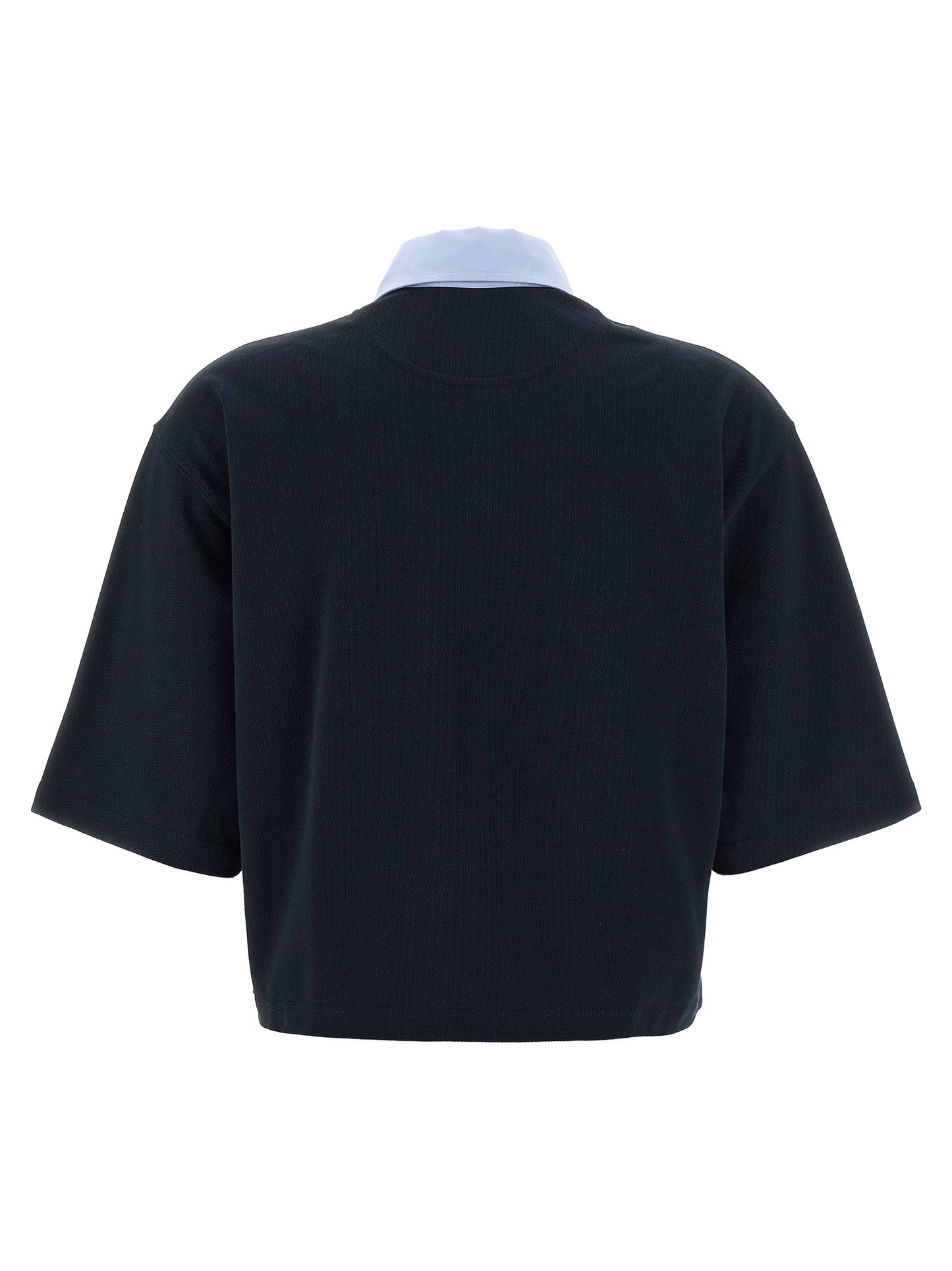 Polo Shirt by Stella McCartney for women in cotton polyester blue features a eye catching silhouette, showcasing a refined and for a eye catching finish.